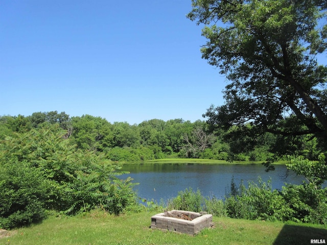 32 Crescent Lk, Alpha, IL 61413 - water view featuring a forest
