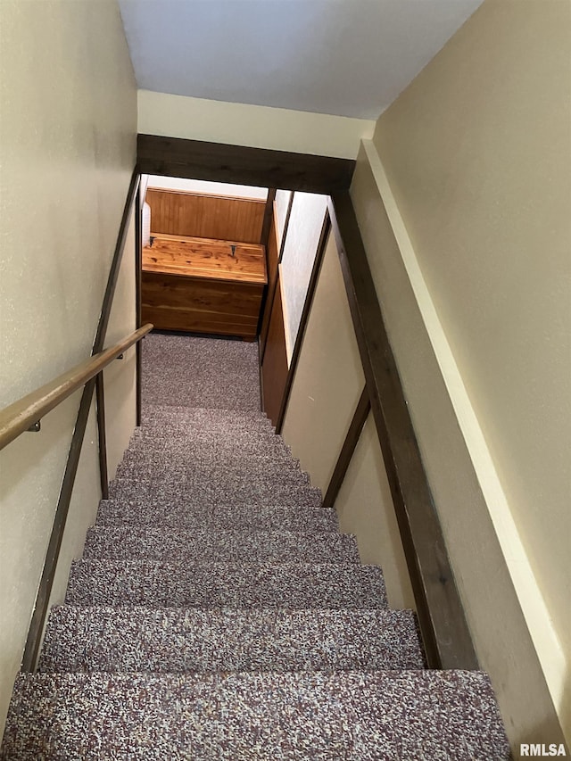 420 E Garfield St, Kewanee, IL 61443 - stairway with carpet