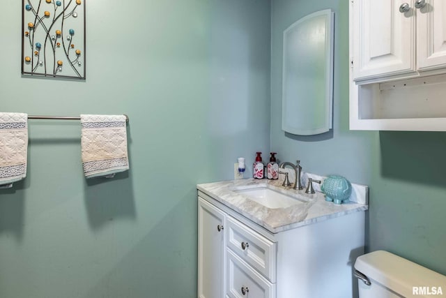 1814 Testa Dr, Marion, IL 62959 - half bath with vanity and toilet