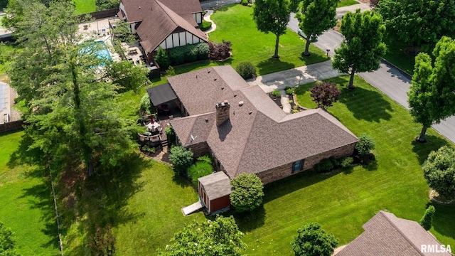 1814 Testa Dr, Marion, IL 62959 - view from above of property