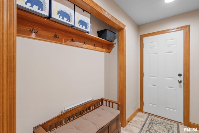 10984 150th St, Davenport, IA 52804 - mudroom featuring baseboards