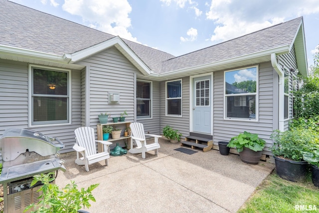 10984 150th St, Davenport, IA 52804 - view of patio with entry steps and area for grilling