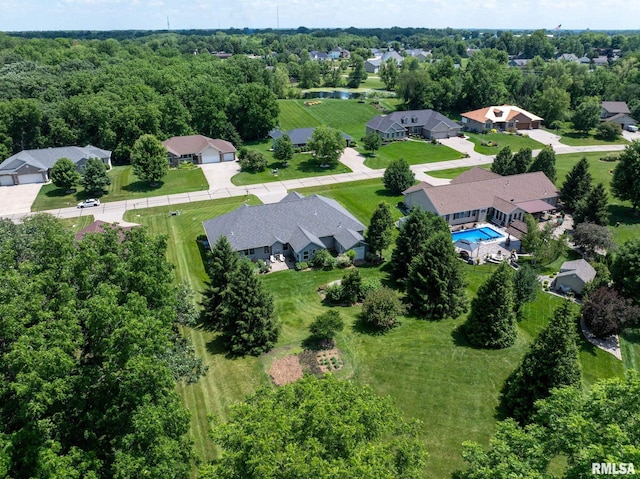 10984 150th St, Davenport, IA 52804 - aerial view of residential area featuring a pool