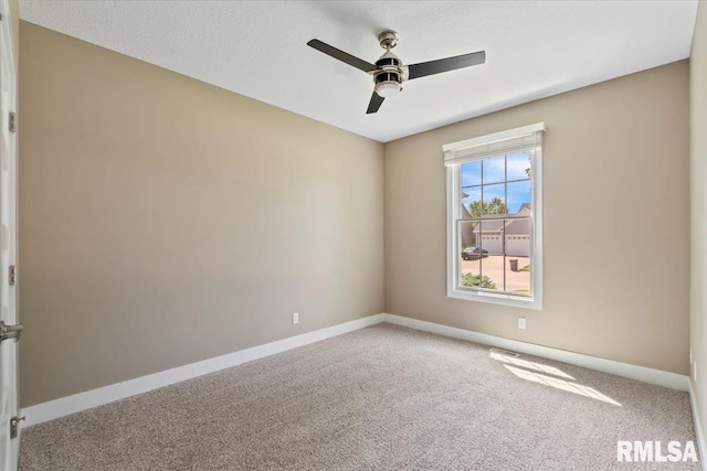 6691 Spring Creek Dr, Bettendorf, IA 52722 - unfurnished room featuring carpet and ceiling fan