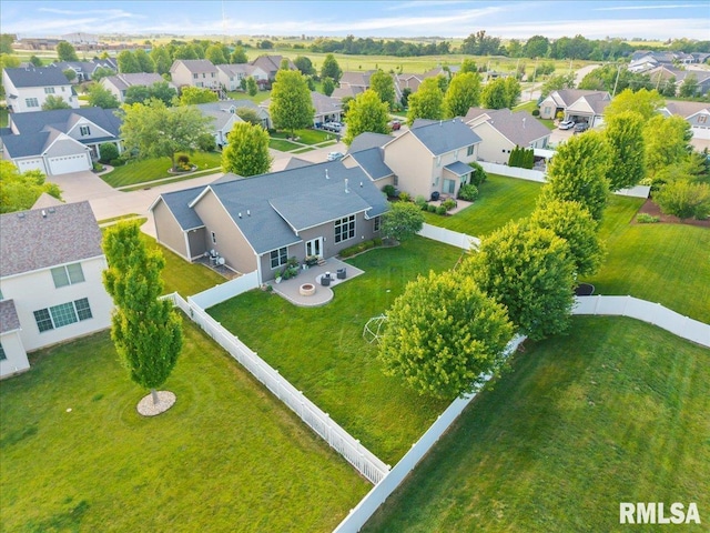 6691 Spring Creek Dr, Bettendorf, IA 52722 - aerial perspective of suburban area