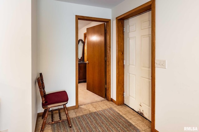 105 Laurel St, Stonefort, IL 62987 - hallway with baseboards