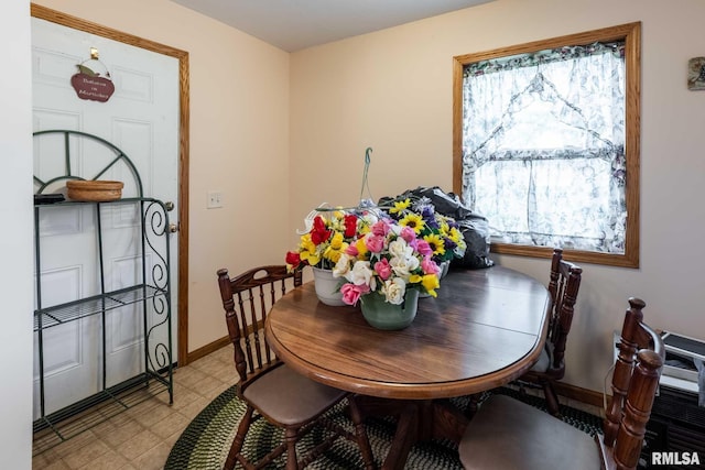 105 Laurel St, Stonefort, IL 62987 - dining room featuring baseboards