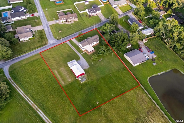 2305 Weaver Rd, Herrin, IL 62948 - aerial perspective of suburban area featuring property boundaries highlighted
