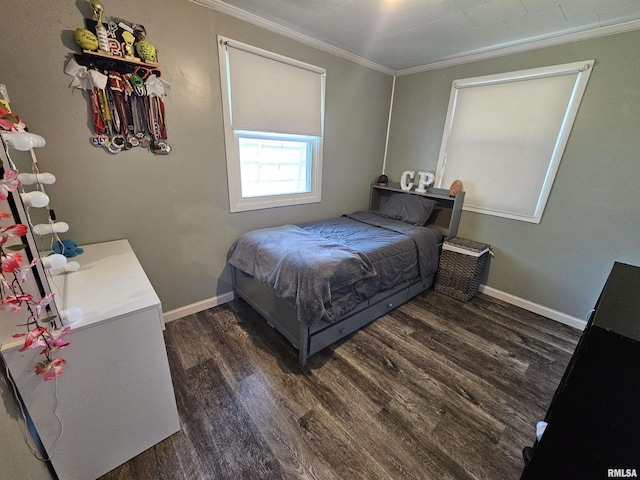 2409 9th St, Silvis, IL 61282 - bedroom featuring ornamental molding and wood finished floors