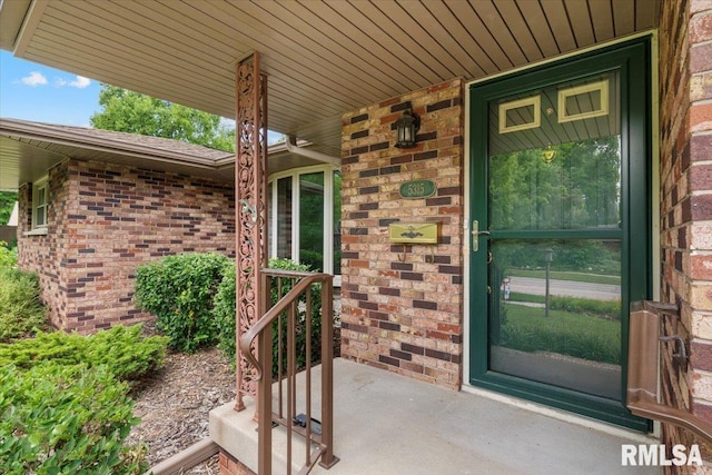 5315 34th Ave, Moline, IL 61265 - view of exterior entry with brick siding and covered porch