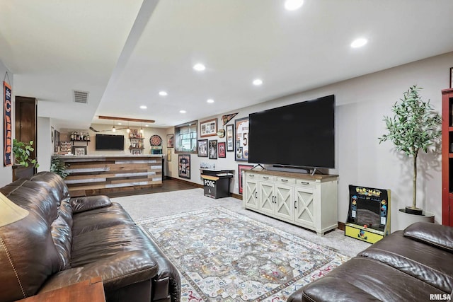1200 Bridgeview Place, Le Claire, IA 52753 - living area featuring recessed lighting