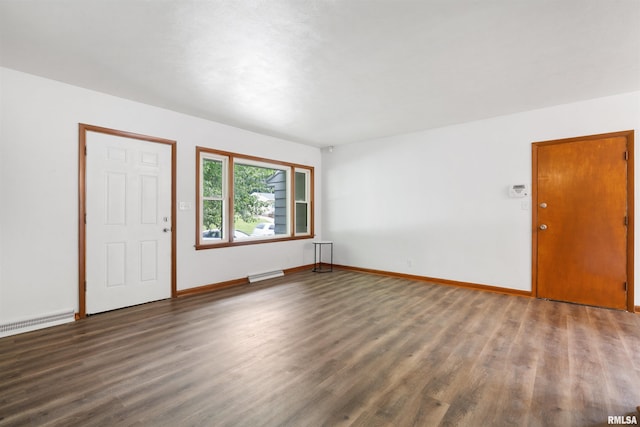 612 Waverly Rd, Davenport, IA 52804 - empty room with wood finished floors