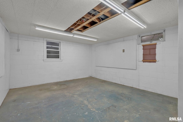 206 E 13th St, Tipton, IA 52772 - below grade area featuring concrete block wall