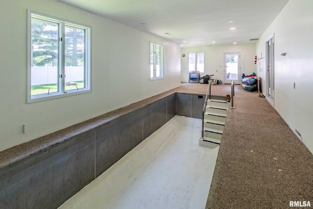 901 E Gregory Ave, Marion, IL 62959 - interior space featuring open floor plan, recessed lighting, and carpet flooring
