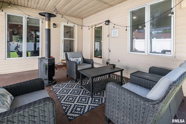 901 E Gregory Ave, Marion, IL 62959 - view of patio / terrace featuring an outdoor hangout area