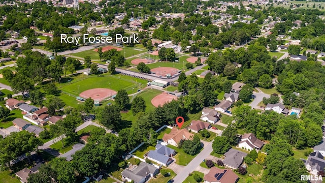 901 E Gregory Ave, Marion, IL 62959 - aerial view of property's location with nearby suburban area