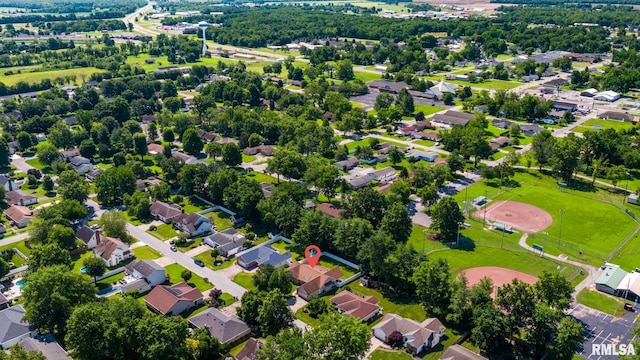 901 E Gregory Ave, Marion, IL 62959 - aerial perspective of suburban area