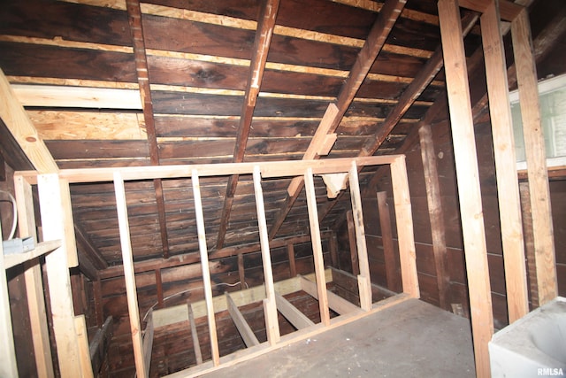 1116 Arlington Ave, Davenport, IA 52803 - view of unfinished attic