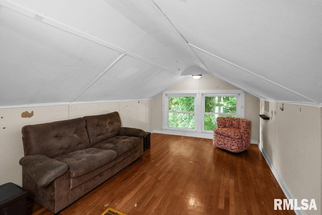 1620 24th St, Moline, IL 61265 - bonus room featuring hardwood / wood-style flooring and vaulted ceiling