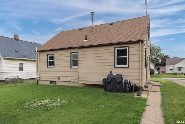 419 50th St, Moline, IL 61265 - rear view of property featuring a shingled roof