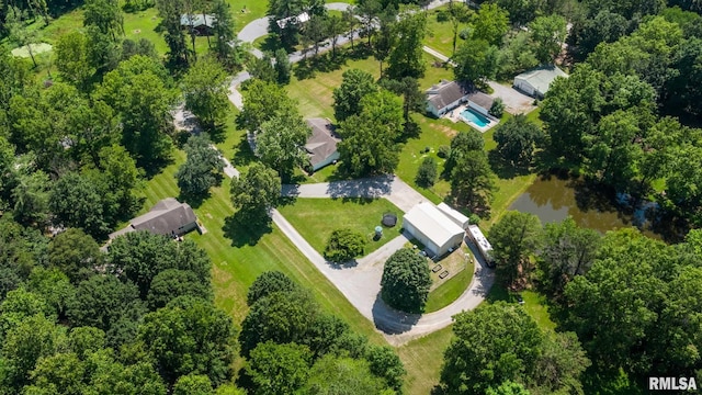 4182 Baptist Camp Rd, Carterville, IL 62918 - drone / aerial view