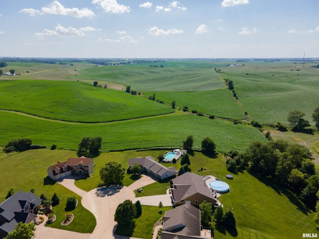 27062 238th St, Le Claire, IA 52753 - overview of rural landscape with a pastoral area