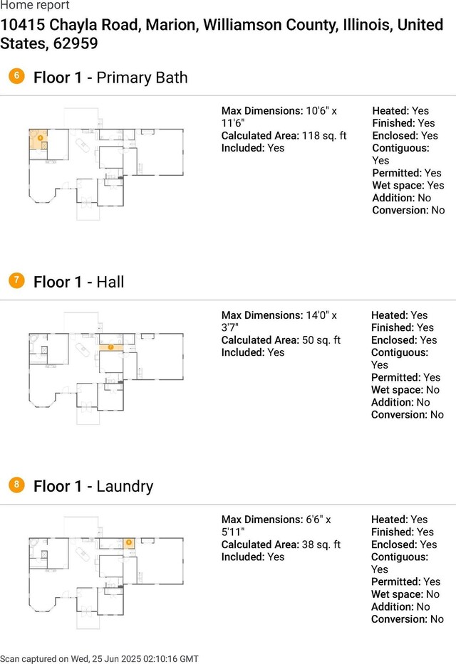 10415 Chayla Rd, Marion, IL 62959 - view of room layout