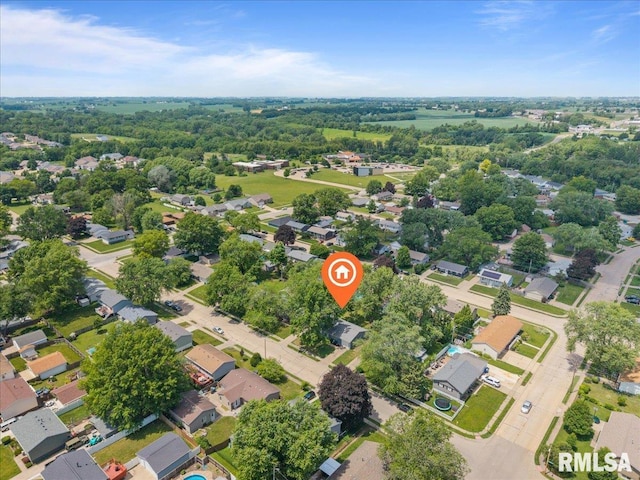 3518 W Garfield St, Davenport, IA 52804 - aerial perspective of suburban area