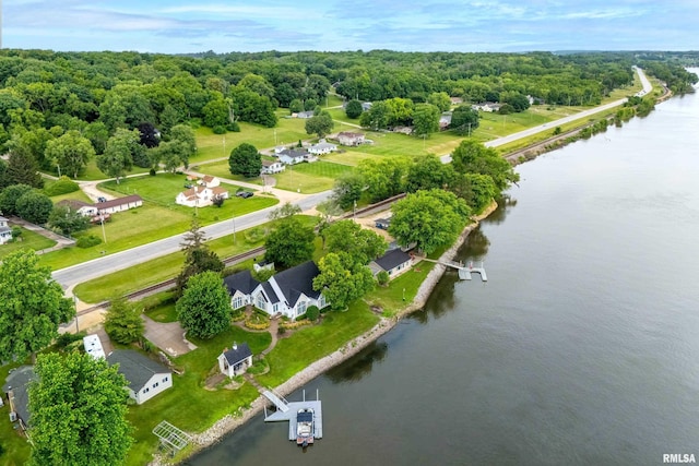 21945 Great River Rd, Le Claire, IA 52753 - aerial view of a nearby body of water