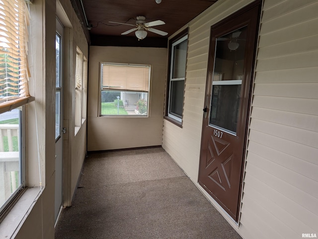 1507 N Lincoln Ave, Davenport, IA 52804 - unfurnished sunroom featuring plenty of natural light