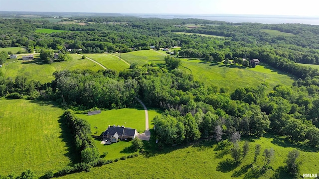 4581 180th St, Clinton, IA 52732 - view of rural area featuring a forest