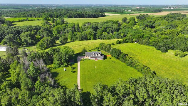 4581 180th St, Clinton, IA 52732 - view of rural area featuring a heavily wooded area