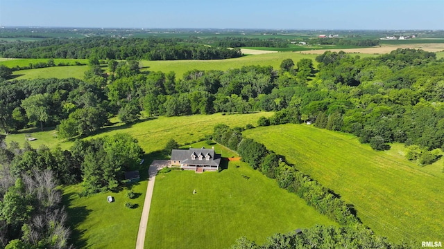 4581 180th St, Clinton, IA 52732 - aerial view of sparsely populated area