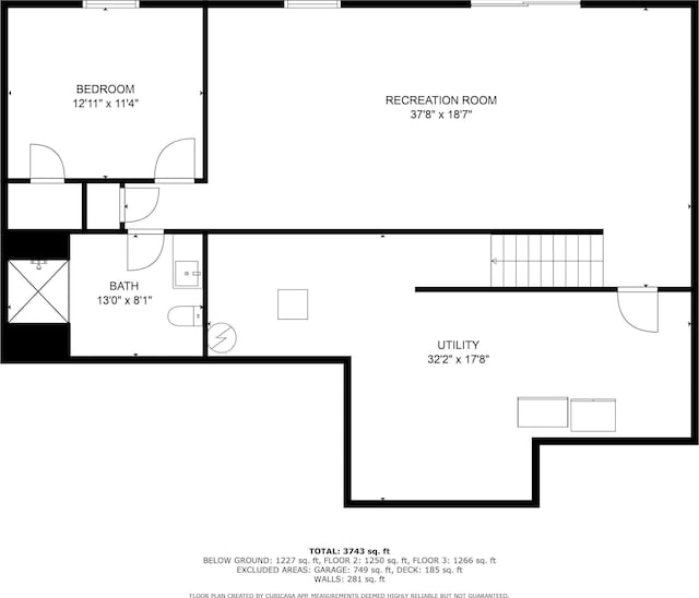 5727 Charlie Chase Ln, Bettendorf, IA 52722 - view of floor plan / room layout