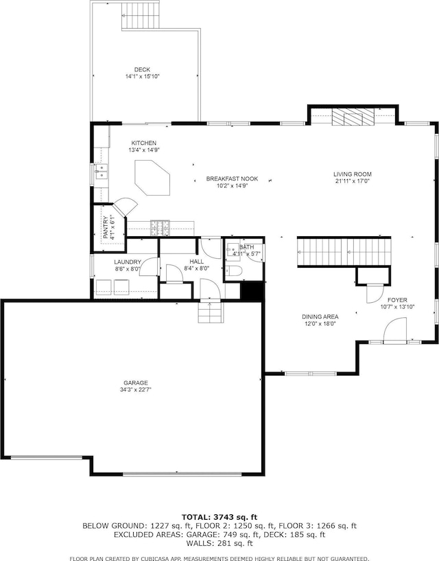 5727 Charlie Chase Ln, Bettendorf, IA 52722 - view of floor plan / room layout