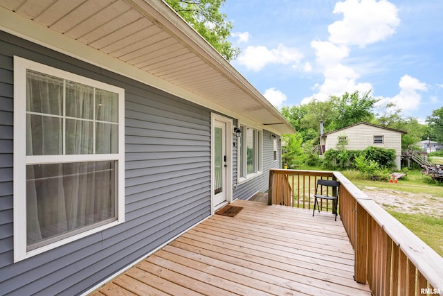 183 Island Ave, East Moline, IL 61244 - view of wooden deck
