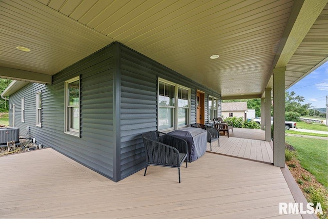 11815 Rte 84 N, Port Byron, IL 61275 - view of wooden porch