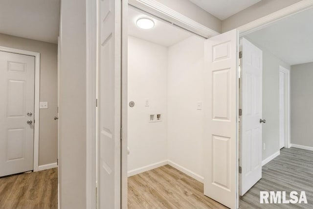 1231 Devils Glen Rd, Bettendorf, IA 52722 - hallway with light wood finished floors and baseboards