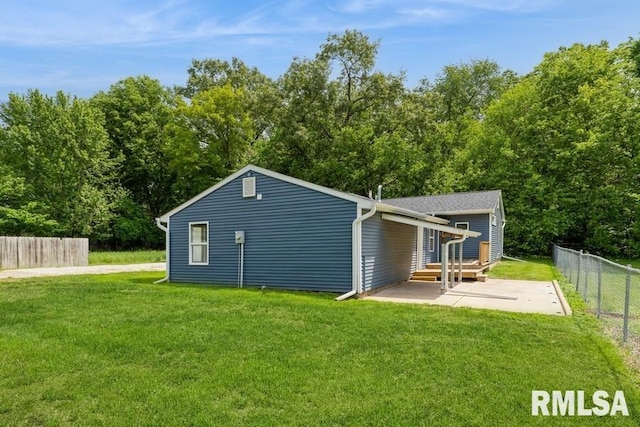 1231 Devils Glen Rd, Bettendorf, IA 52722 - rear view of house featuring a patio and a wooden deck