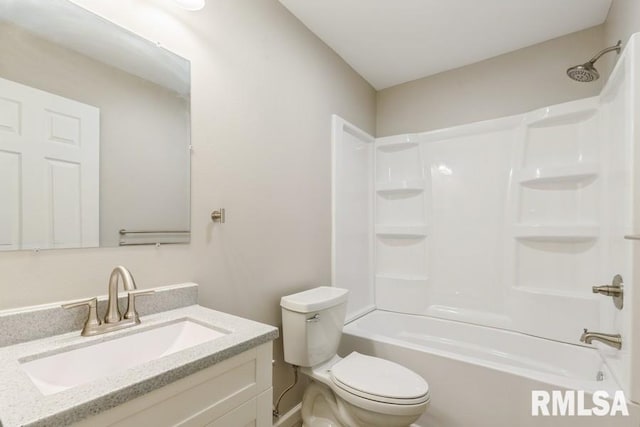 1231 Devils Glen Rd, Bettendorf, IA 52722 - full bathroom featuring vanity and tub / shower combination