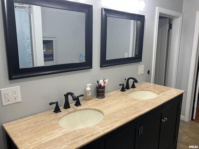 114 S State St, Annawan, IL 61234 - full bathroom featuring double vanity