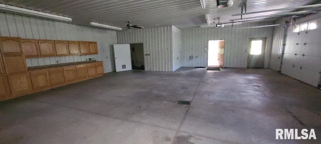6899 Riverview Rd, Thomson, IL 61285 - garage with a garage door opener