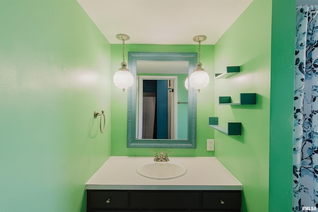 1506 E Oak St, West Frankfort, IL 62896 - bathroom featuring vanity