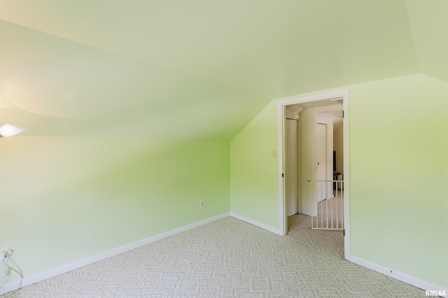 1506 E Oak St, West Frankfort, IL 62896 - additional living space featuring light colored carpet and lofted ceiling