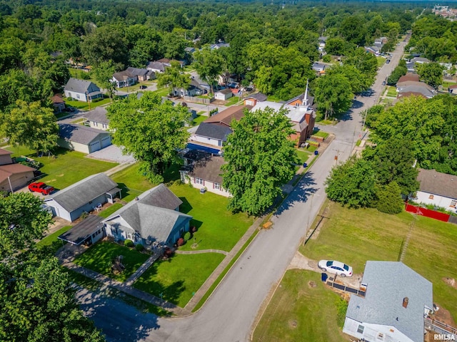 1506 E Oak St, West Frankfort, IL 62896 - aerial view of residential area