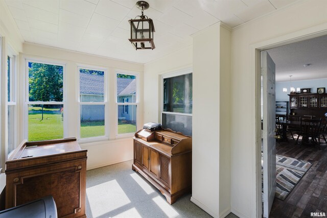1506 E Oak St, West Frankfort, IL 62896 - sunroom / solarium with ornamental molding and baseboards