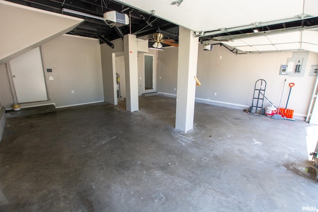 1008 5th Ave, Camanche, IA 52730 - garage with a garage door opener