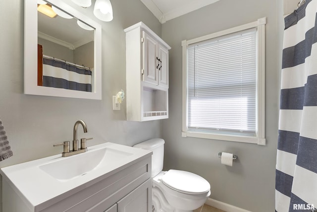 240 15th Ave, East Moline, IL 61244 - bathroom with crown molding and vanity
