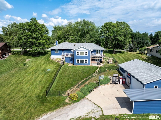910 Fyre Lake Dr, Sherrard, IL 61281 - aerial view of property and surrounding area