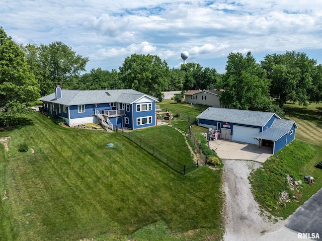 910 Fyre Lake Dr, Sherrard, IL 61281 - aerial view of property and surrounding area